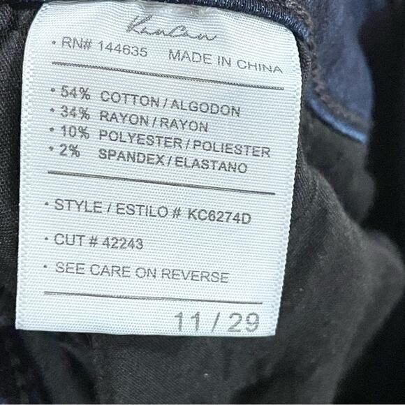 Kancan Maternity Aviva Skinny Jeans Over The Belly Women size 29 Dark Blue Wash - Picture 7 of 10